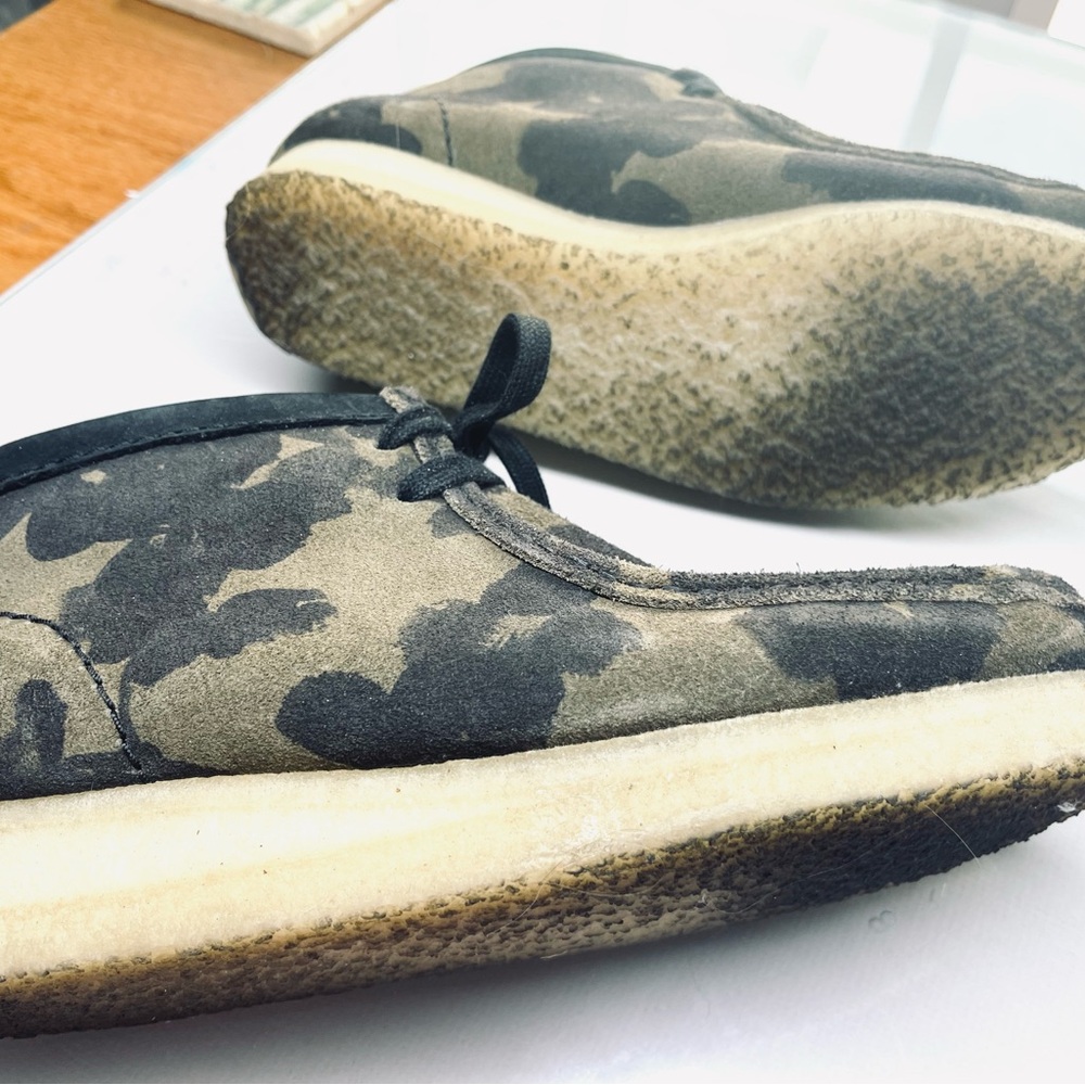 Clarks Wallabee Camouflage Ankle Boots